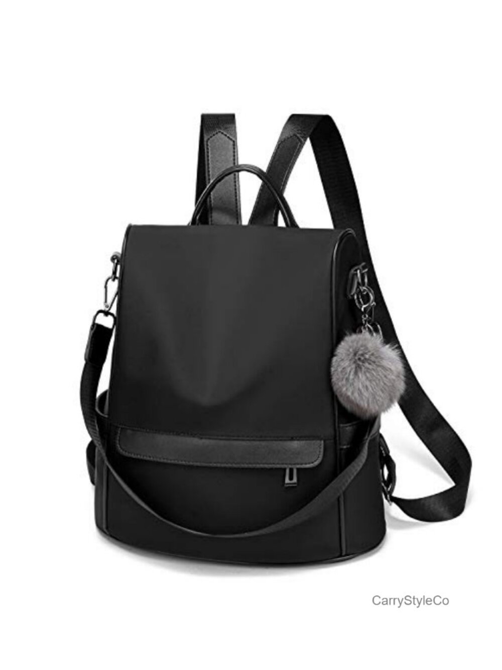 Nylon Anti-Theft Backpack Purse Lightweight Travel Shoulder Bag